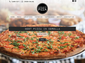 Cosmos Pizza Outer Banks Website