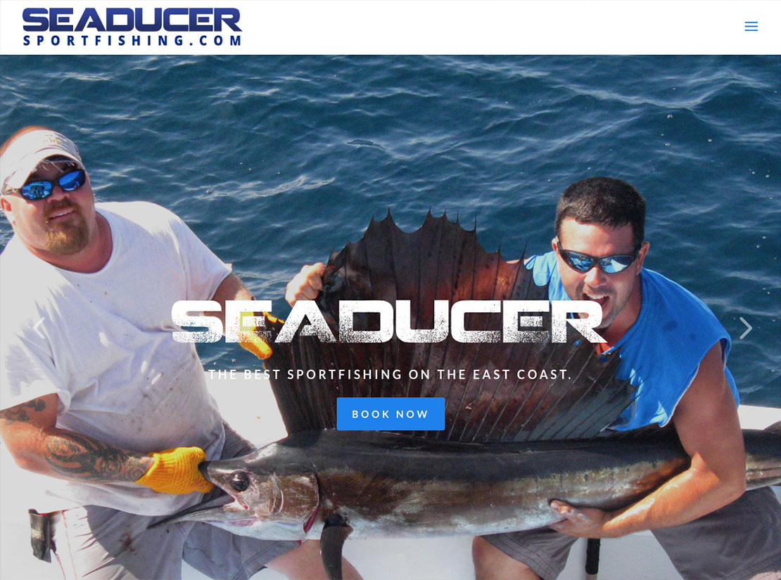 seaducer sport fishing website outer banks internet