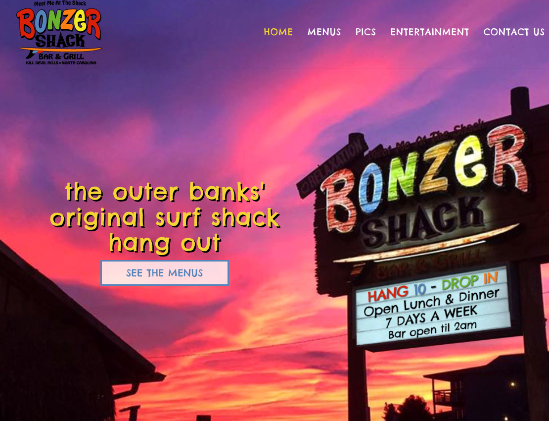 Bonzer Shack Outer Banks Restaurant Screenshot